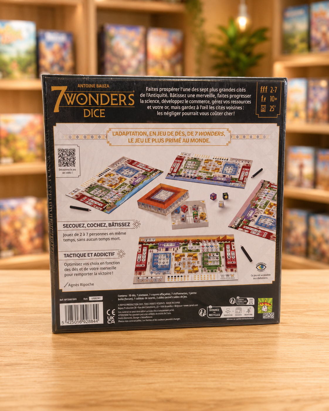 7 wonders dice